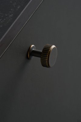 Furniture knob Villa Round 30 Metal Antique Bronze