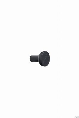 Bis 24 Wooden Furniture Knob Ash Black Matte