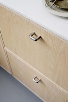 Unify 32 Metal Silver Furniture Knob