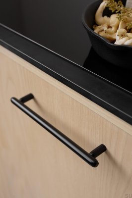 Tocco 160 Metal Matt Black Elongated Furniture Handle