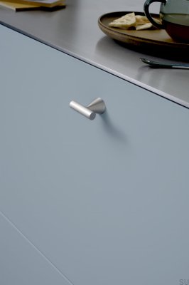 T-Bar Delta 23.5 Metal Silver Furniture Knob