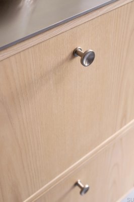 Chateau 30 Metal Silver Furniture Knob