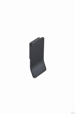 Leaf 32 Metal Matt Black Elongated Furniture Handle