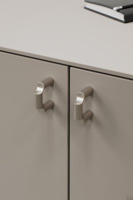 Furniture knob Break 32 Metal Nickel-plated