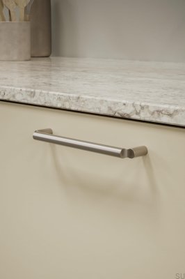Break 160 Metal Nickel-plated Elongated Furniture Handle