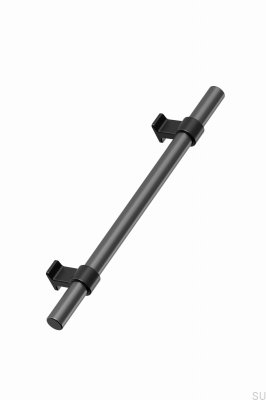 Bond 160 Metal Elongated Furniture Handle Matte Black/Gun-Metal