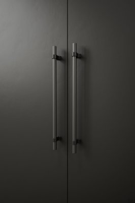 Bond 320 Metal Elongated Furniture Handle Matte Black/Gun-Metal