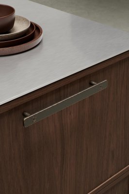 Tool 192 Metal Antique Bronze Elongated Furniture Handle