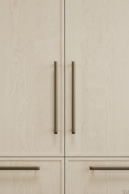 Flow 320 Metal Brushed Gold Elongated Furniture Handle