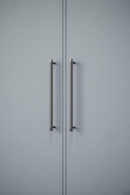 Flow 320 Metal Gun-Metal Elongated Furniture Handle