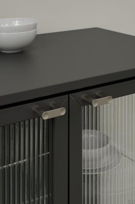 Furniture knob Punto 32 Metal Nickel-plated Matte