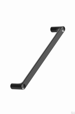 Punto 160 elongated furniture handle Metal Black Matt
