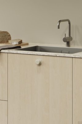 Colette 16 Metal Beige Furniture Knob