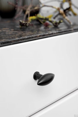 Zeppelin 51.9 Metal Matte Black Furniture Knob