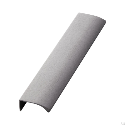 Edge Straight 200 Aluminium Anthracite Brushed Furniture Handle