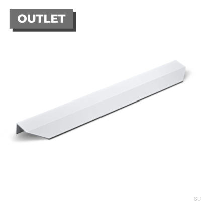 Edge furniture handle Modena 300 Metal White Matt