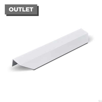 Edge furniture handle Modena 200 Metal White Matt