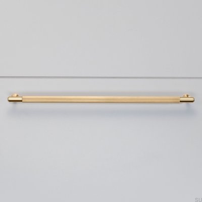 Linear 325 Brass elongated furniture handle