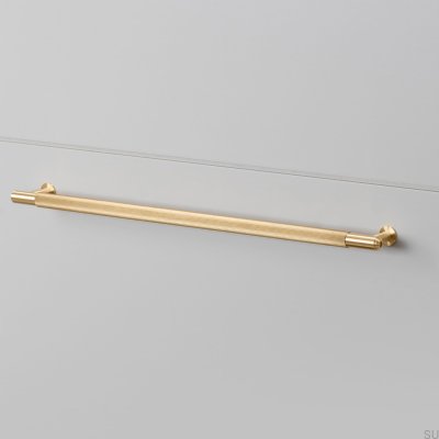 Linear 325 Brass elongated furniture handle