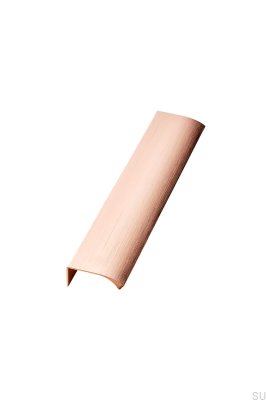 Edge Straight 200 Aluminium Copper Brushed Furniture Handle