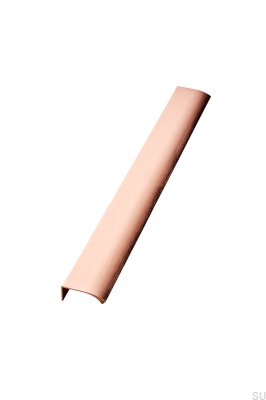 Edge Straight 350 Aluminium Copper Brushed Furniture Handle