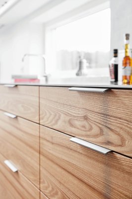 Edge Straight 1200 Aluminum Silver Furniture Handle