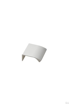 Edge Straight 40 Aluminum Furniture Handle Matt White