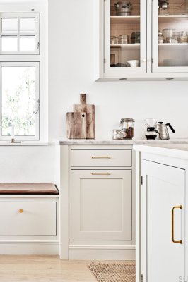 Lounge 160 long furniture handle Brass Gold Polished Unvarnished