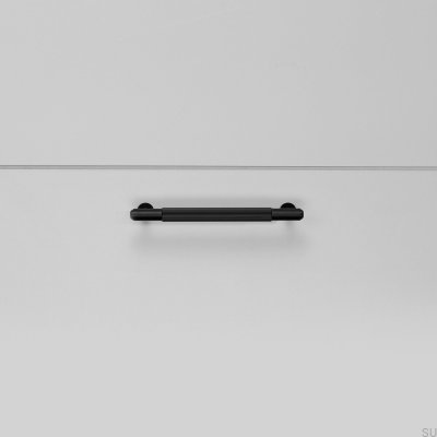 Linear 125 Steel Black Elongated Furniture Handle