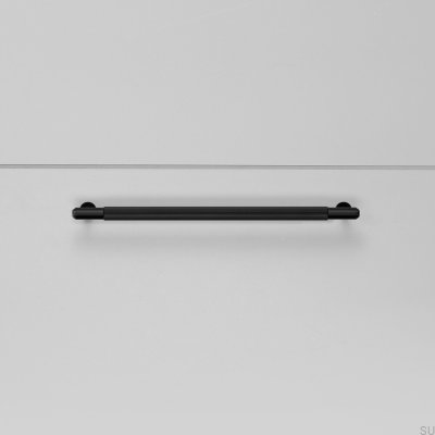 Linear 225 Steel Black Elongated Furniture Handle