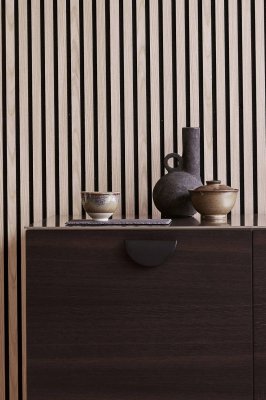 Horizon Large 64 Metal Matt Black Furniture Handle