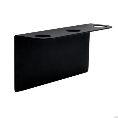 Triple Soap Dispenser Holder Matte Black