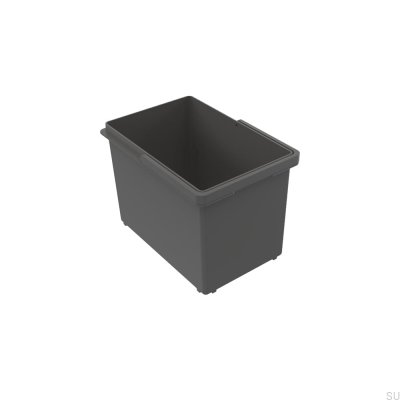 Future Waste Bin Dark Gray 8l