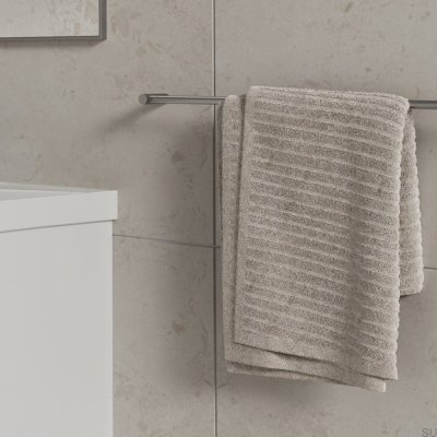 Stay 600 Towel Rack Brushed Stainless Steel