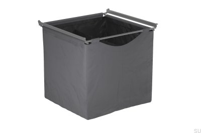 Textile basket 600 Dark gray 526x500mm