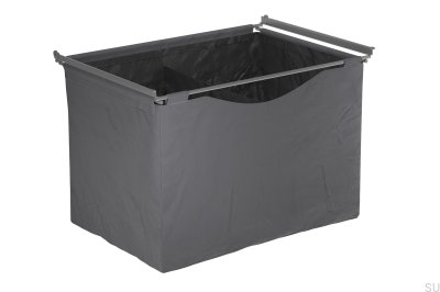 Textile basket 800 Dark gray 726x500mm