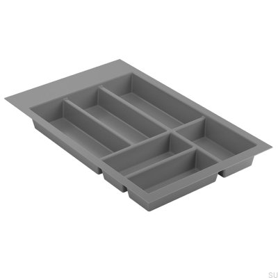 Cutlery insert Basic 400 Dark gray 325x523mm