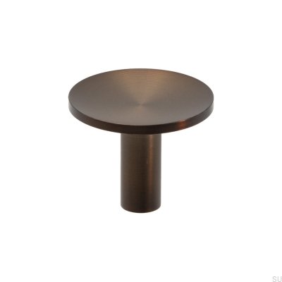 Furniture knob Sture 28 Brass Brown Brushed