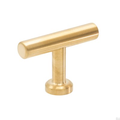 T-Bar Viva Furniture Knob Brushed Brass