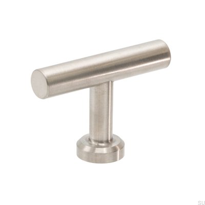 T-Bar Viva Furniture Knob Brushed Stainless Steel