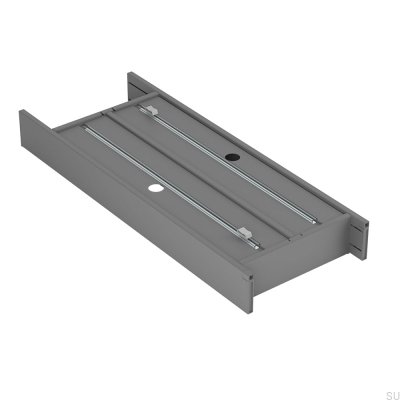 Drawer insert for Flex Basic II foil, Aluminum, Dark gray, 200/550mm