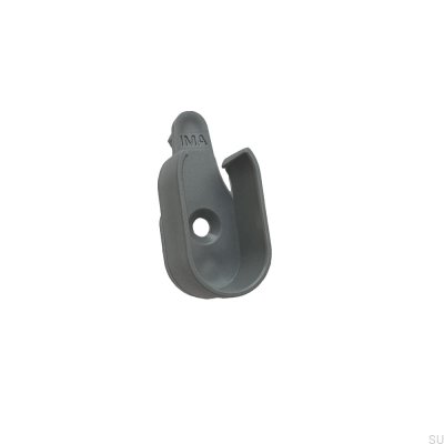Wardrobe Rod Bracket Dark Gray