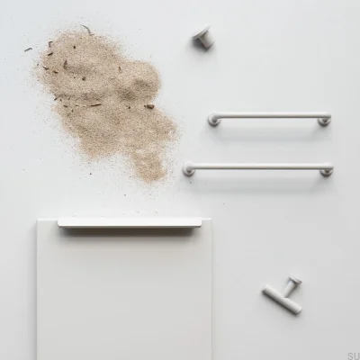 Viva 160 Steel Gray Elongated Furniture Handle