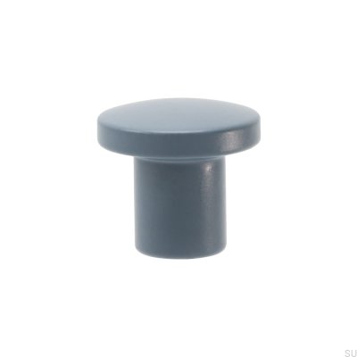 Skye 25 Steel Storm Blue Furniture Knob