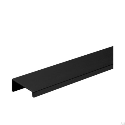 Slim 4025 2x96 Metal Black Edge Furniture Handle