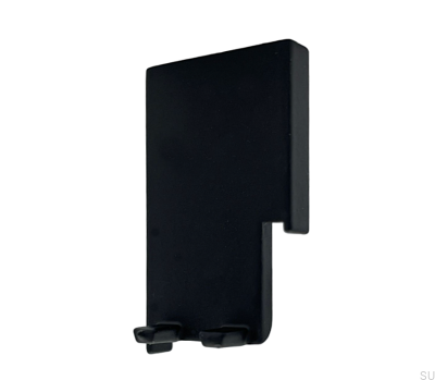 HEXXA-B Metal Covering Profile Matte Black