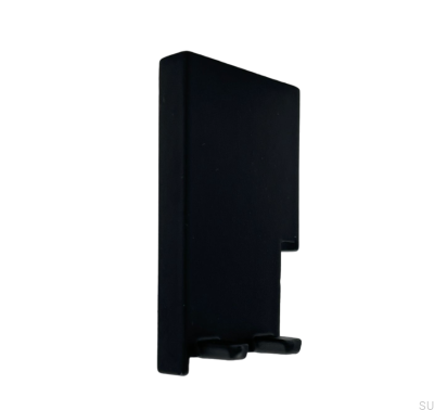 HEXXA-B Metal Covering Profile Matte Black