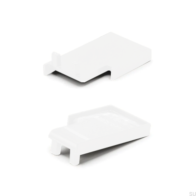 HEXXA-A Metallic Matt White Covering Profile