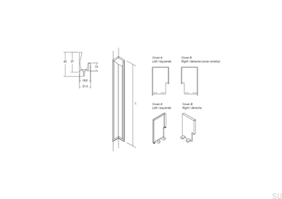 HEXXA-A Metal Brown Cover Profile