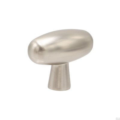 T-Bar Oliver Furniture Knob Brushed Steel